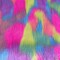 FabricLA | Faux Fur Round Circular Fluffy Shaggy Fabric | Use Round Faux Fur for Carpet, Play Mats, Bedroom, Christmas Decoration